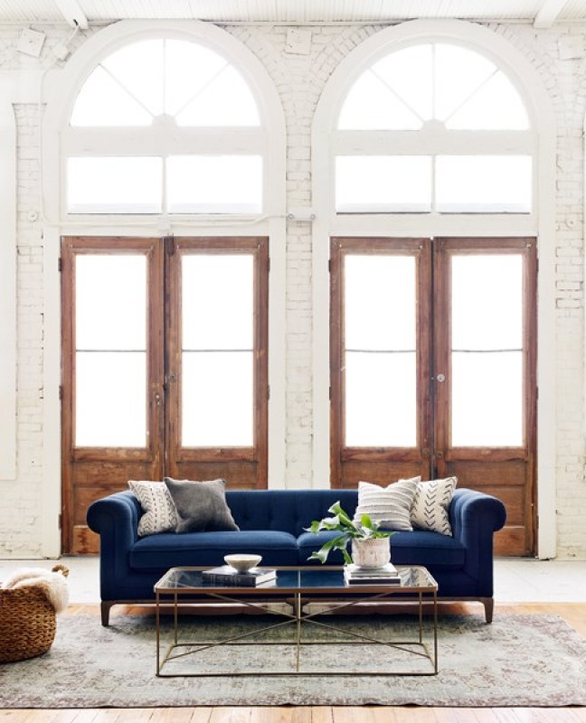 Griffon Fabric Sofa Four Hands