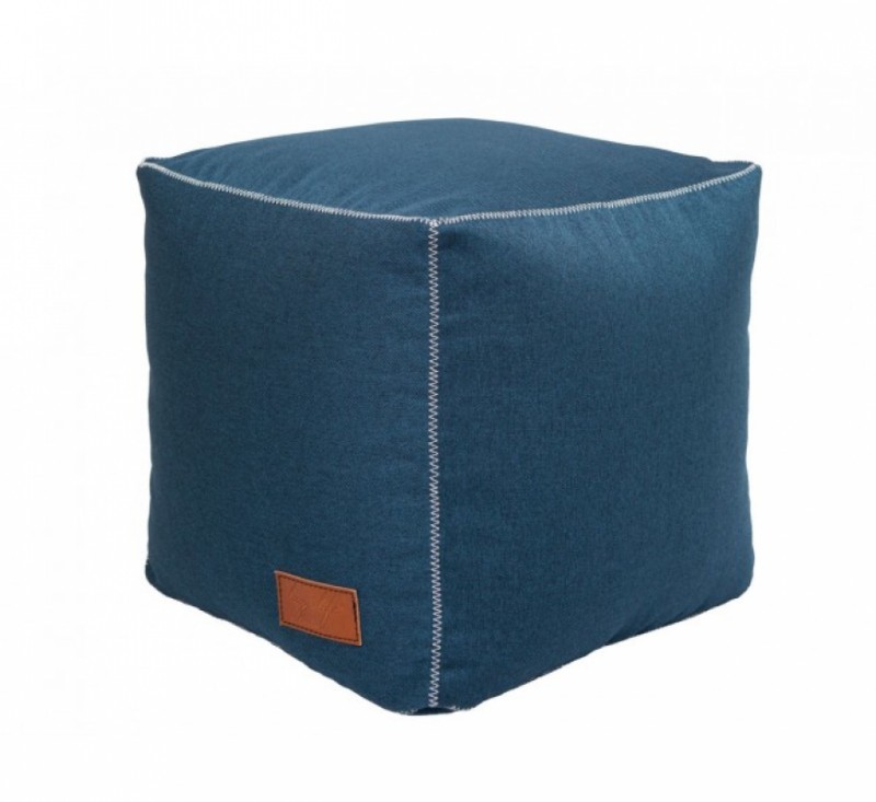 Kapan Fabric Ottoman Bean Filled