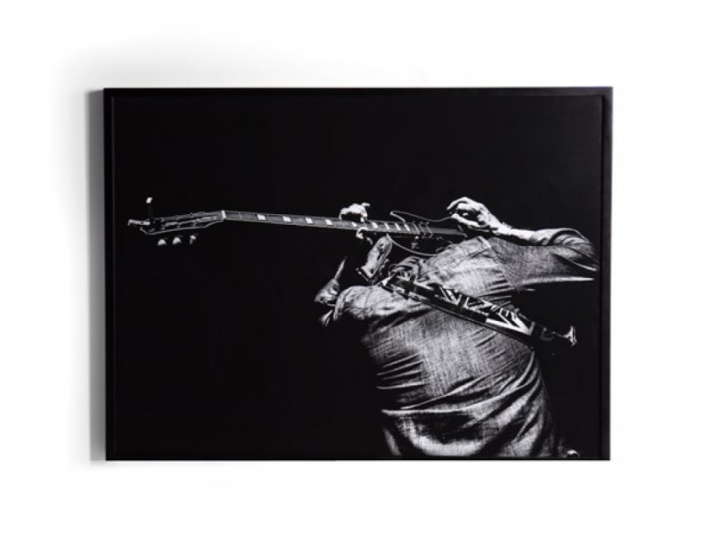 Encore Guitar Player Framed Print