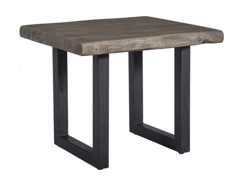 Tundra Solid Wood Live edge End Table