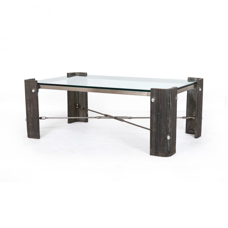 Four Hands Frankie Coffee table w/ glass