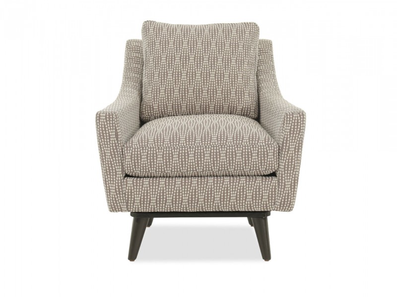 Carrie Swivel Fabric Chair - Jonathan Louis