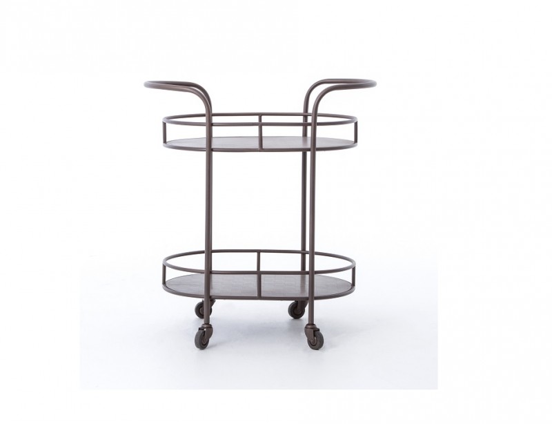 Teague Oval Bar Cart Four Hands