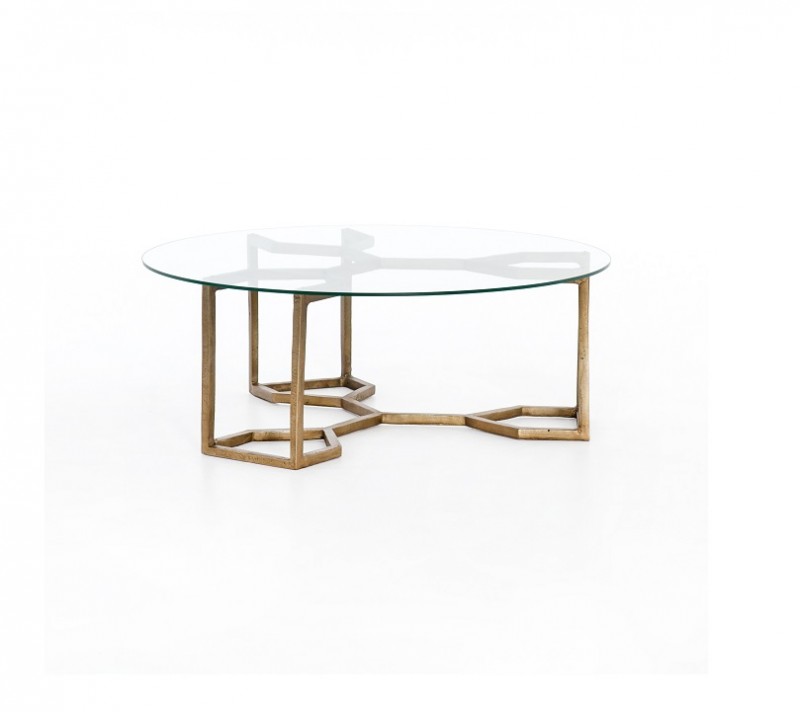 Naomi Glass Coffee Table Four Hands