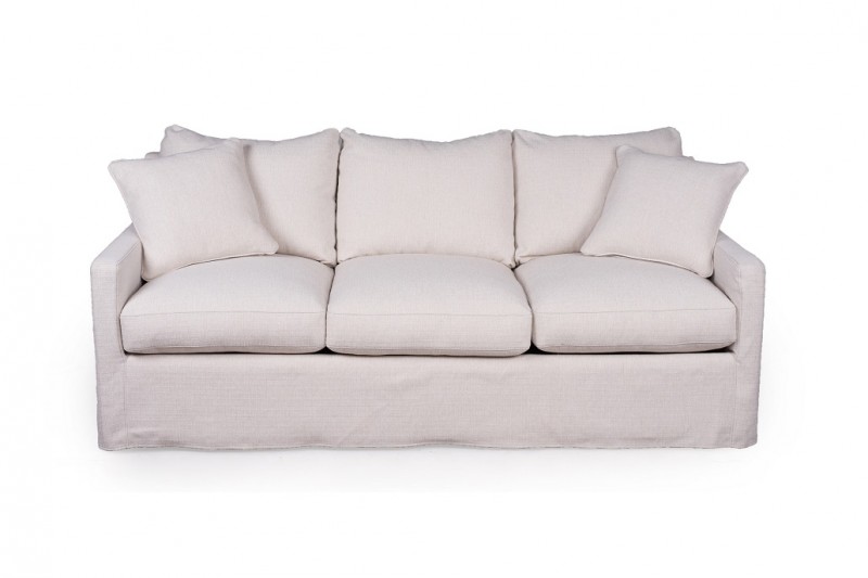 Connor Slip Cover Linen Sofa
