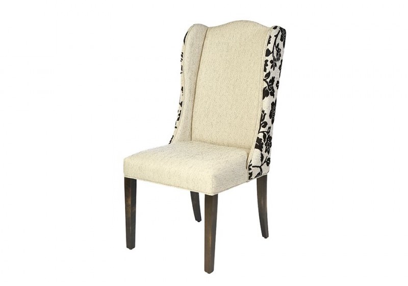 Brece Fabric Wing Dining Chair
