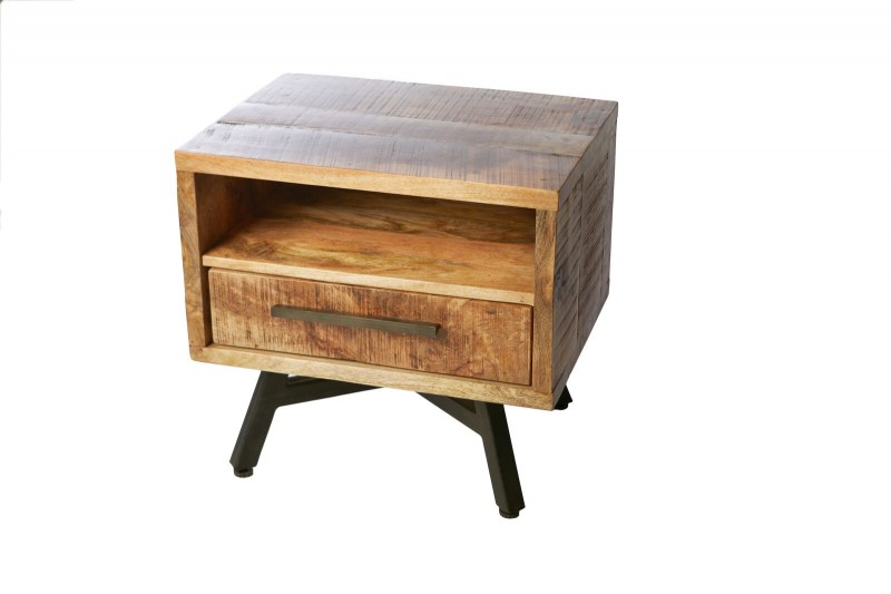 Retro Side Table/Night Stand Solid Wood