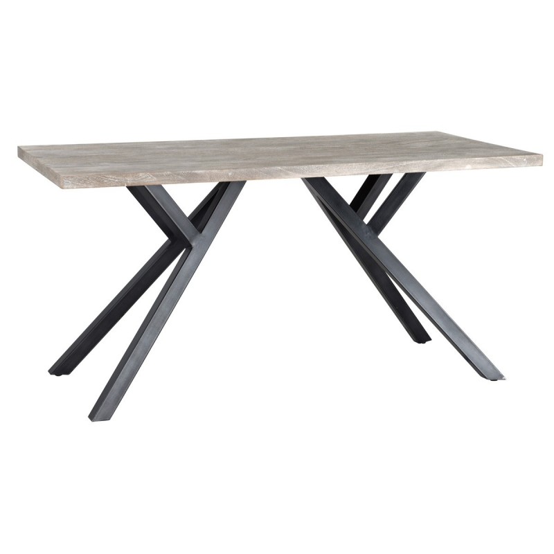 Ryker Desk Solid Wood & metal base