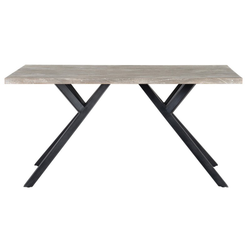 Ryker Desk Solid Wood & metal base
