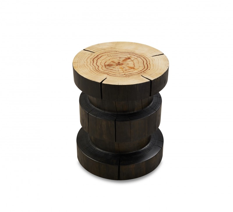 Inez Solid Wood End Table by Four Hands