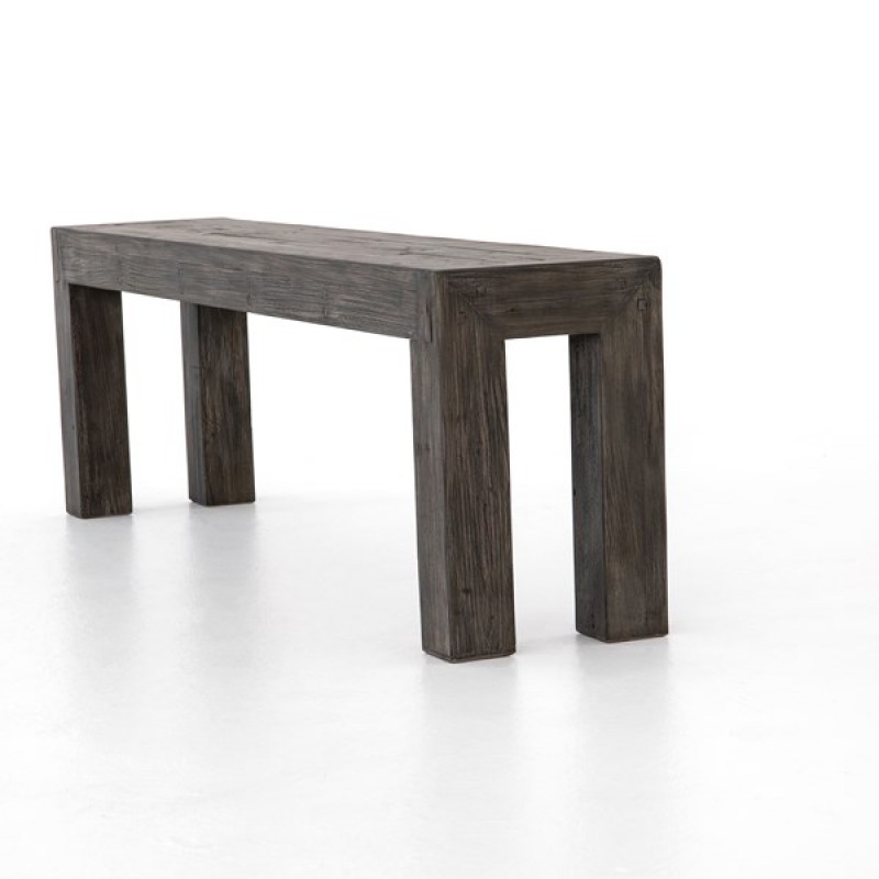 Post & Rail Solid Wood Bench