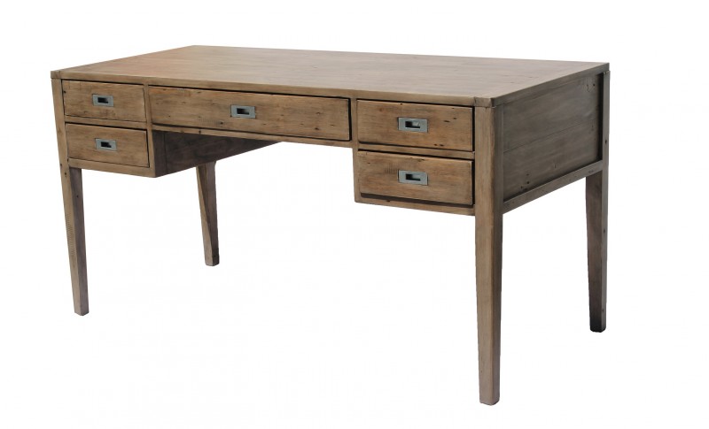 Post & Rail Solid wood Desk Four Hands