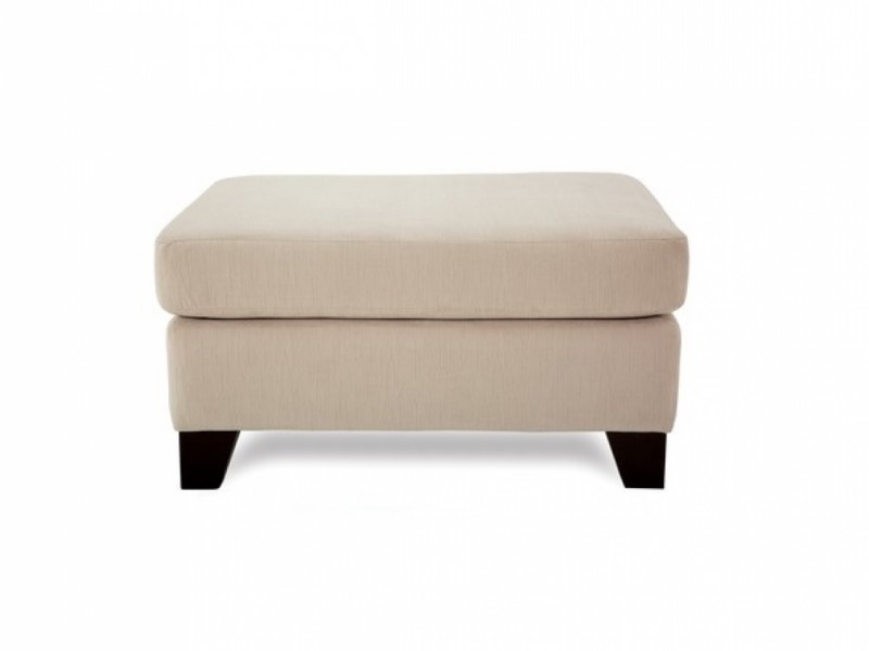 Palliser Leaf Fabric Ottoman