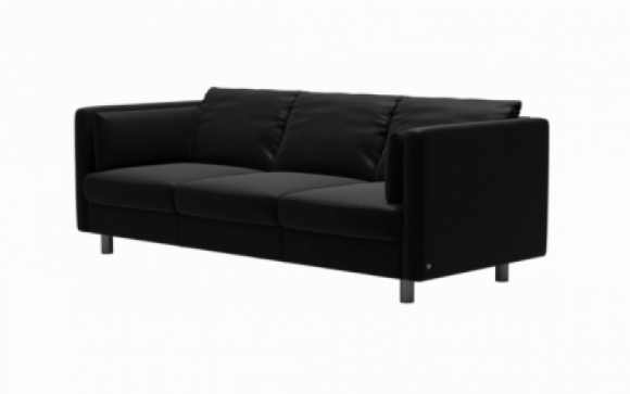 E400 Leather Sofa and Love