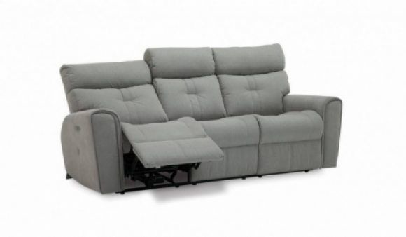 Acacia Leather Power Sofa Recliner