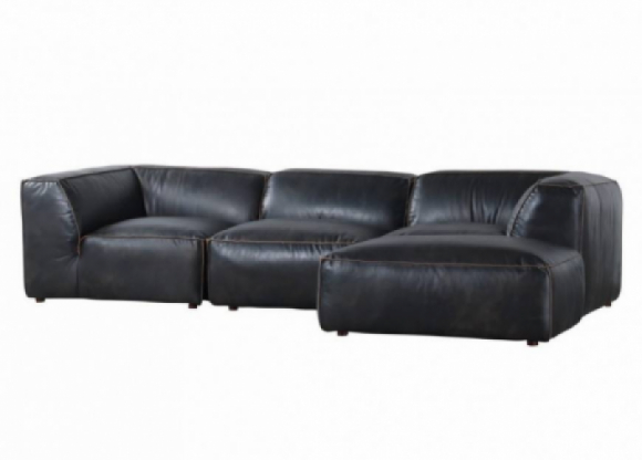 Luxe Leather Sectional Sofa