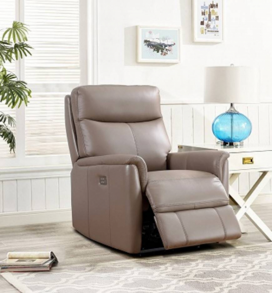 Columbia leather power recliner
