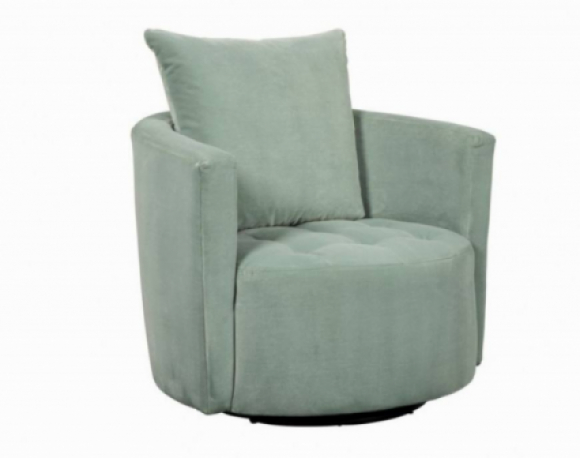Rockefeller Swivel Fabric Chair