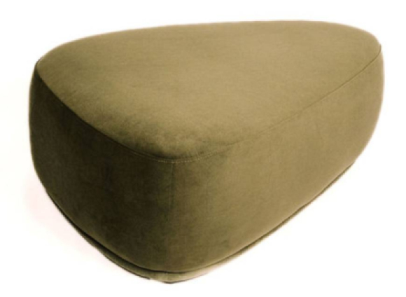 Den Large Fabric Ottoman Edmonton Soren Olivine