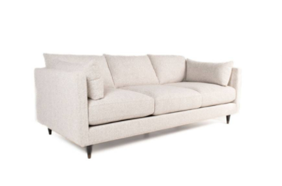 Vista Fabric Estate Sofa Edmonton Muse Stone stock side