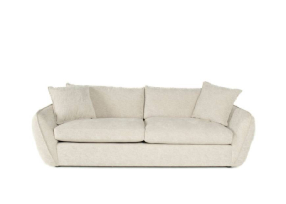 Sarita Fabric Sofa Made in Canada two seat custom front