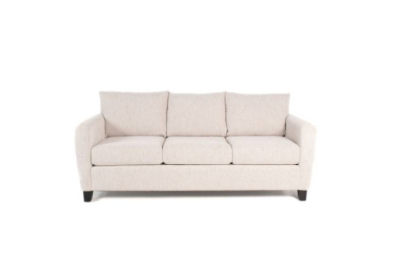 Nantes Fabric Sofa Made in Canada Edmonton condo custom front