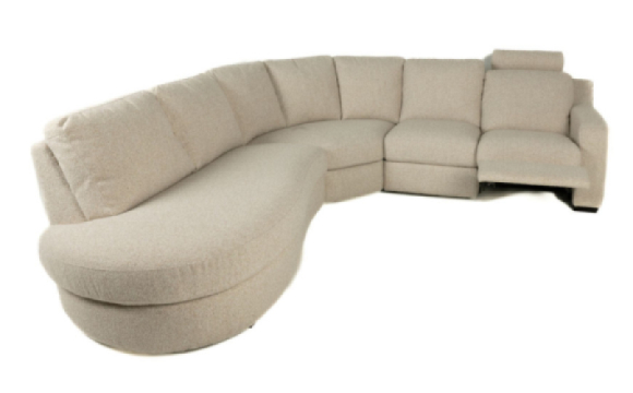 Embrace Fabric Recliner Sectional
