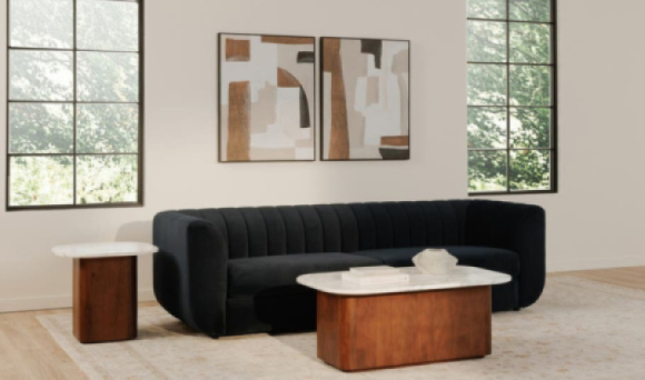 Dash Marble Accent Table