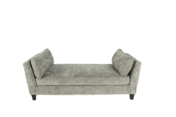 Lebec Fabric Daybed Graphite Edmonton front