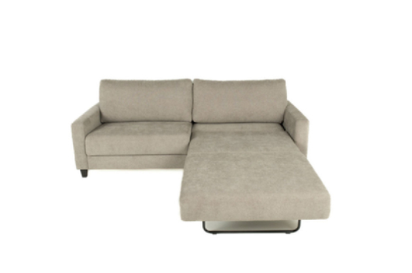 Nico King Sleeper Sofa Edmonton fabric bed half open