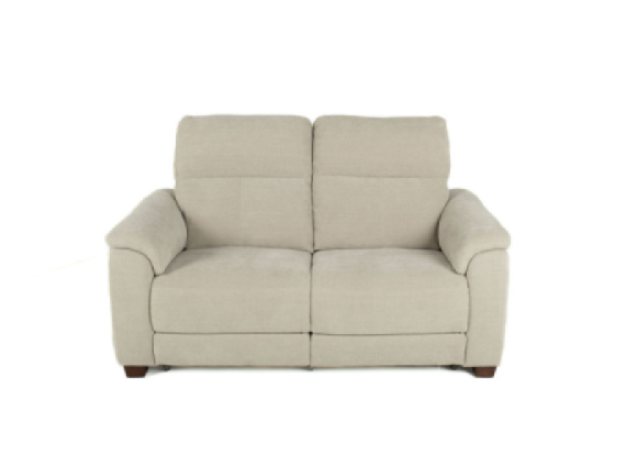 Santana Fabric Power Love Seat Edmonton stock Selene Grey