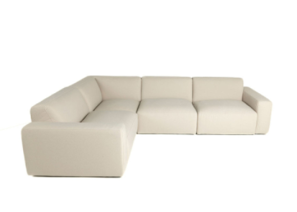 Sade Fabric Modular Sectional Edmonton stock Vesper Nature side