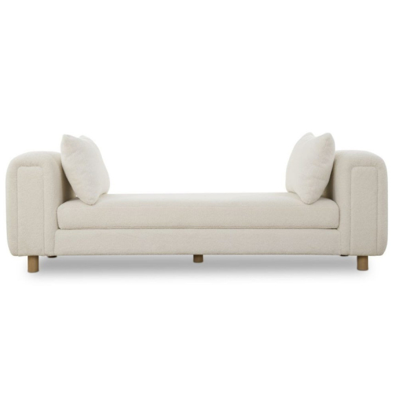 Repose Oversized Bench Edmonton fabric