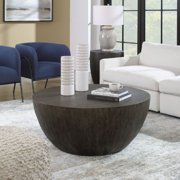 Lark Coffee Table Walnut Edmonton room