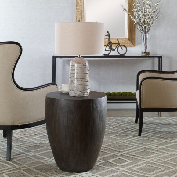 Lark End Table Walnut Edmonton room