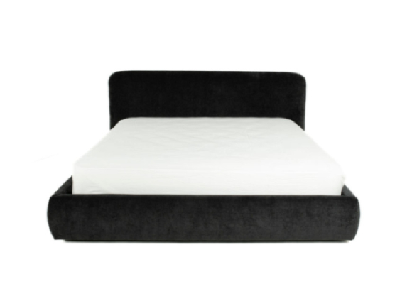 Bowie Platform Bed Edmonton Calla Black slats