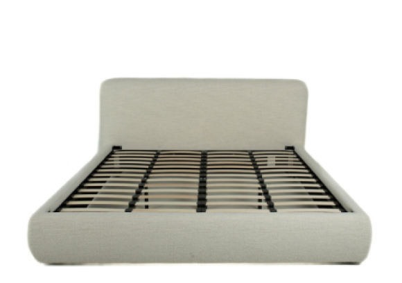 Bowie Platform Bed Edmonton Merino Pearl slats platform