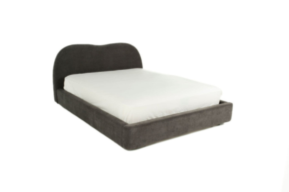 Dolly Platform Bed Edmonton Elite Charcoal slats side