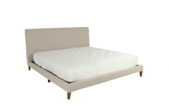 Blondie Platform Bed Edmonton Nathan Ginger slats side