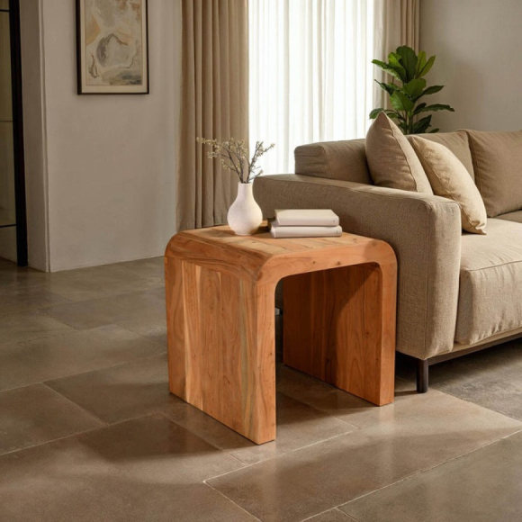 Form Curve Side Table Edmonton room