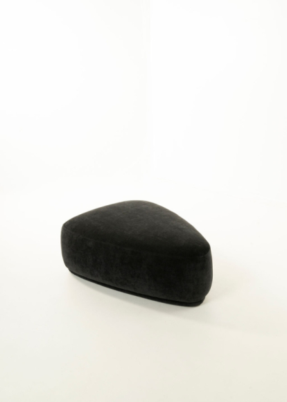 Den Large Fabric Ottoman Edmonton Calla Black