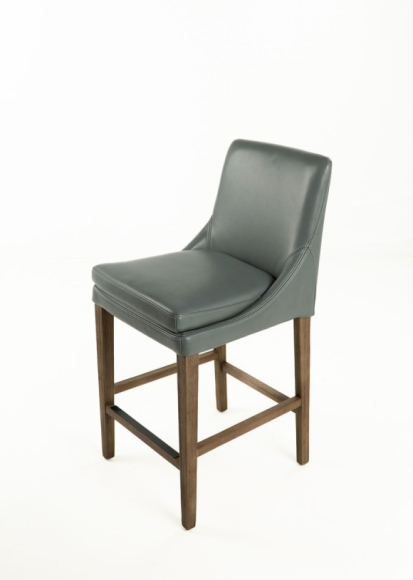 Topaz Counter Stool Edmonton leather anchor side