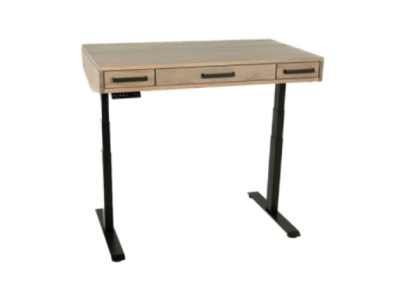 Lisbon Sit or Stand Desk Edmonton made in Canada standing desk raised