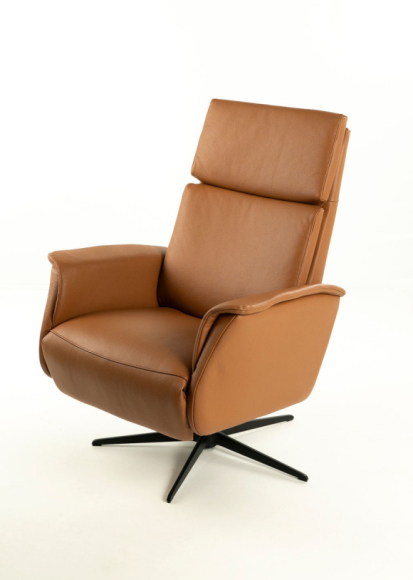 Darius Medium Manual Recliner Edmonton leather side
