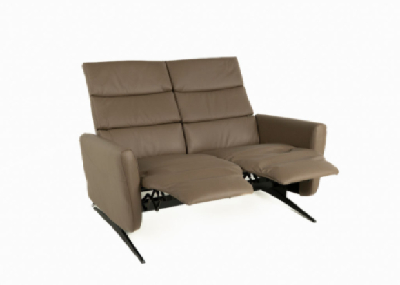 Jorja Reclining Love Seat Edmonton leather reclined
