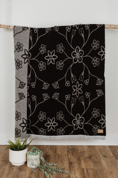 Fleurs Indigenous Wool Blanket Edmonton Mini Tipi
