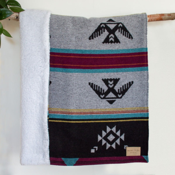 Éclair Indigenous Baby Blanket Edmonton Mini Tipi
