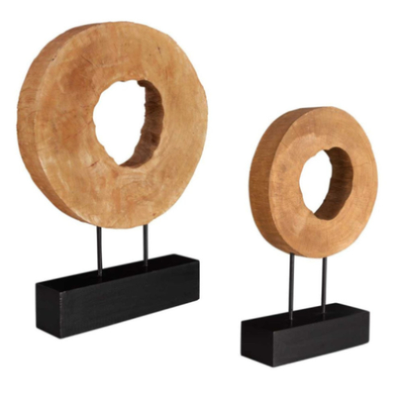 Ashlea Sculptures Edmonton set of 2 wood