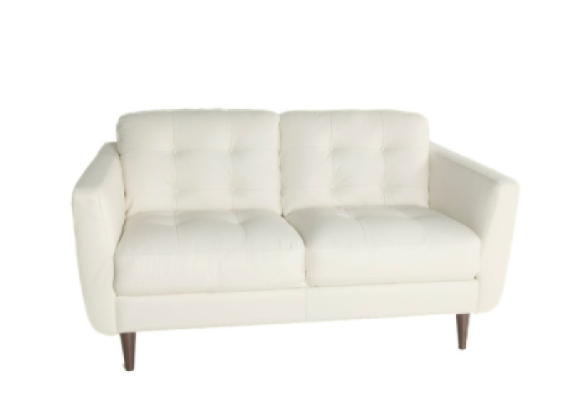 Coez Leather Love Seat Edmonton Digio Italian