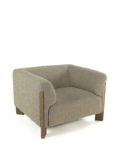 Mara Chair Tasmin Moss Edmonton fabric